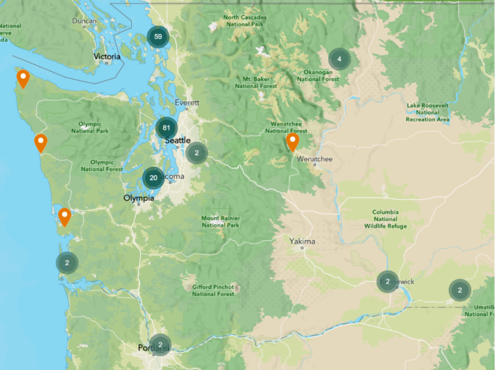 Washington Food and Farm Finder Map
