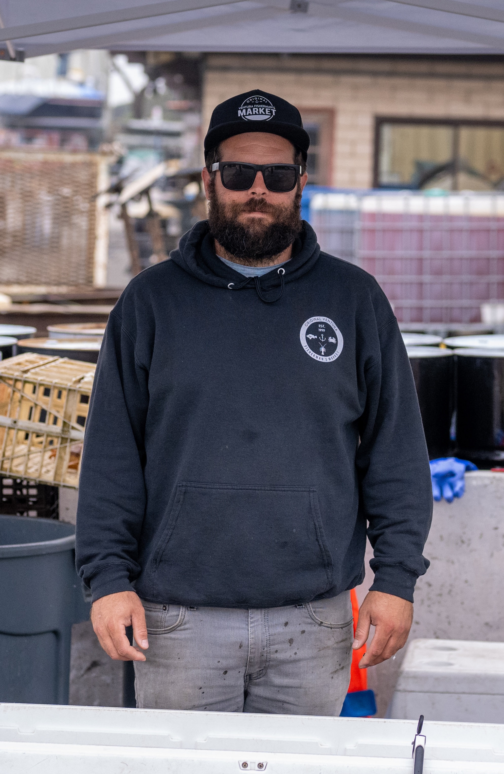 Pietro at the Ventura Fishermen's Market 