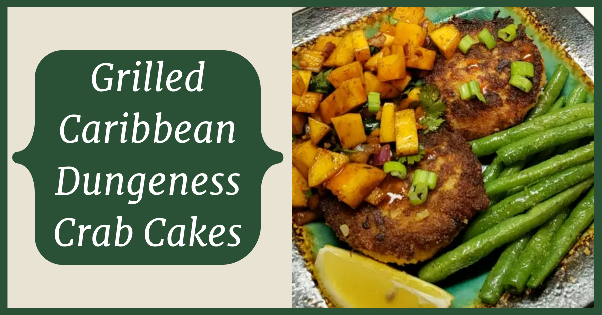 Grilled Caribbean crab cakes