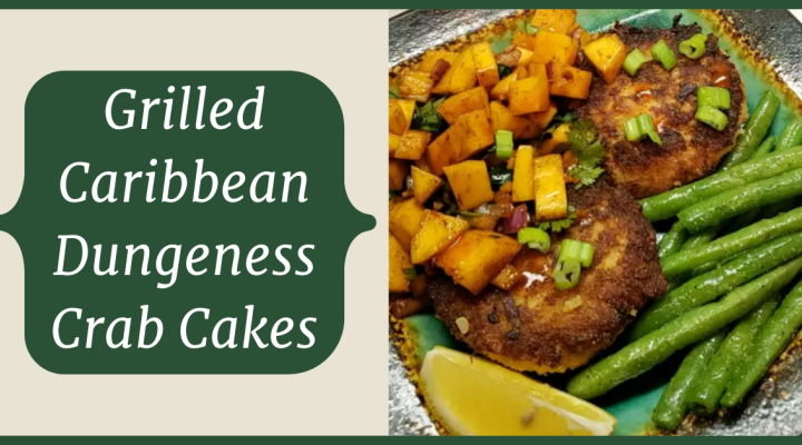Grilled Caribbean crab cakes