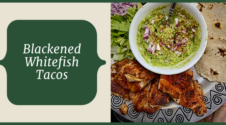 Blackened fish tacos