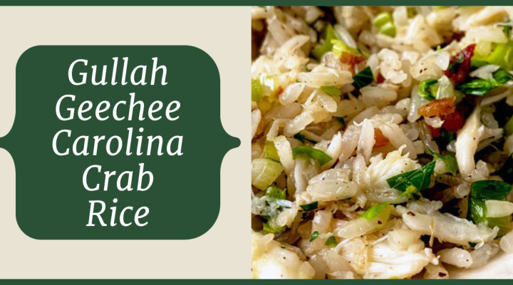 Gullah Geechee Carolina crab rice