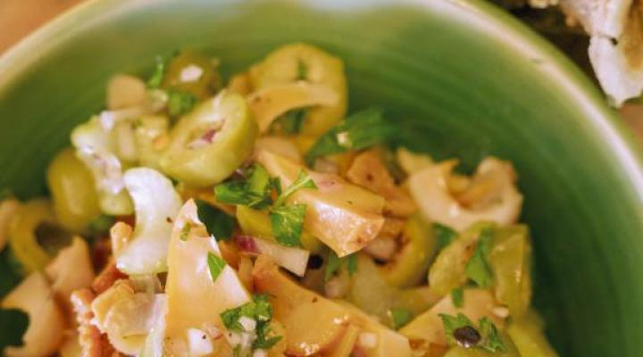 scungilli sald with kellet's whelk 