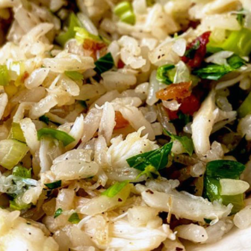 Gullah Geechee Carolina crab rice